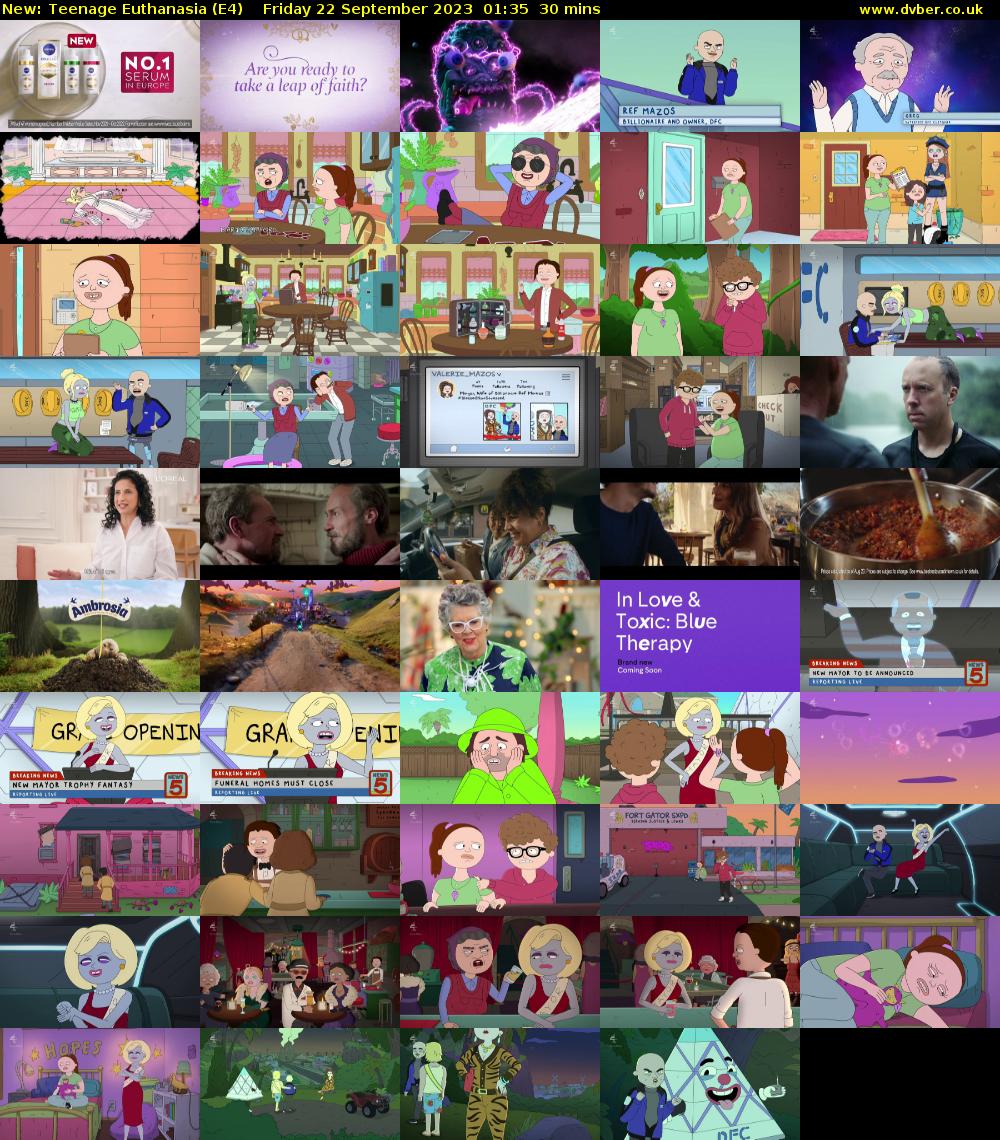 Teenage Euthanasia (E4) Friday 22 September 2023 01:35 - 02:05
