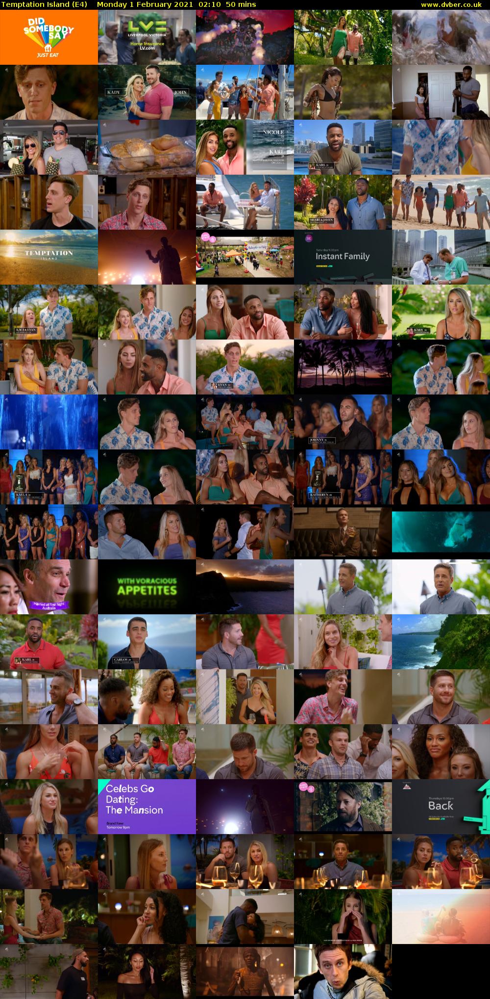 Temptation Island (E4) Monday 1 February 2021 02:10 - 03:00