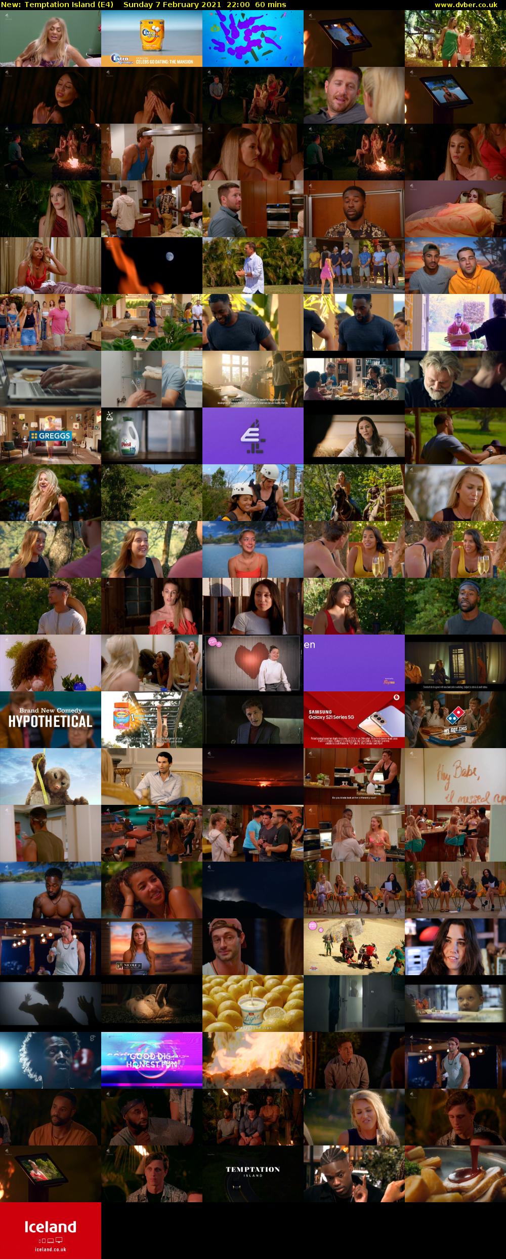 Temptation Island (E4) Sunday 7 February 2021 22:00 - 23:00
