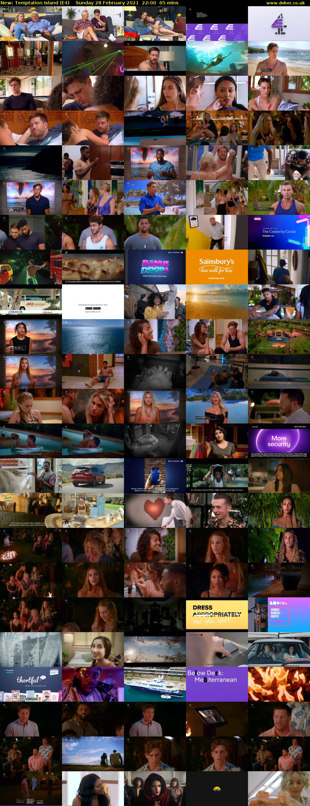 Temptation Island (E4) Sunday 28 February 2021 22:00 - 23:05