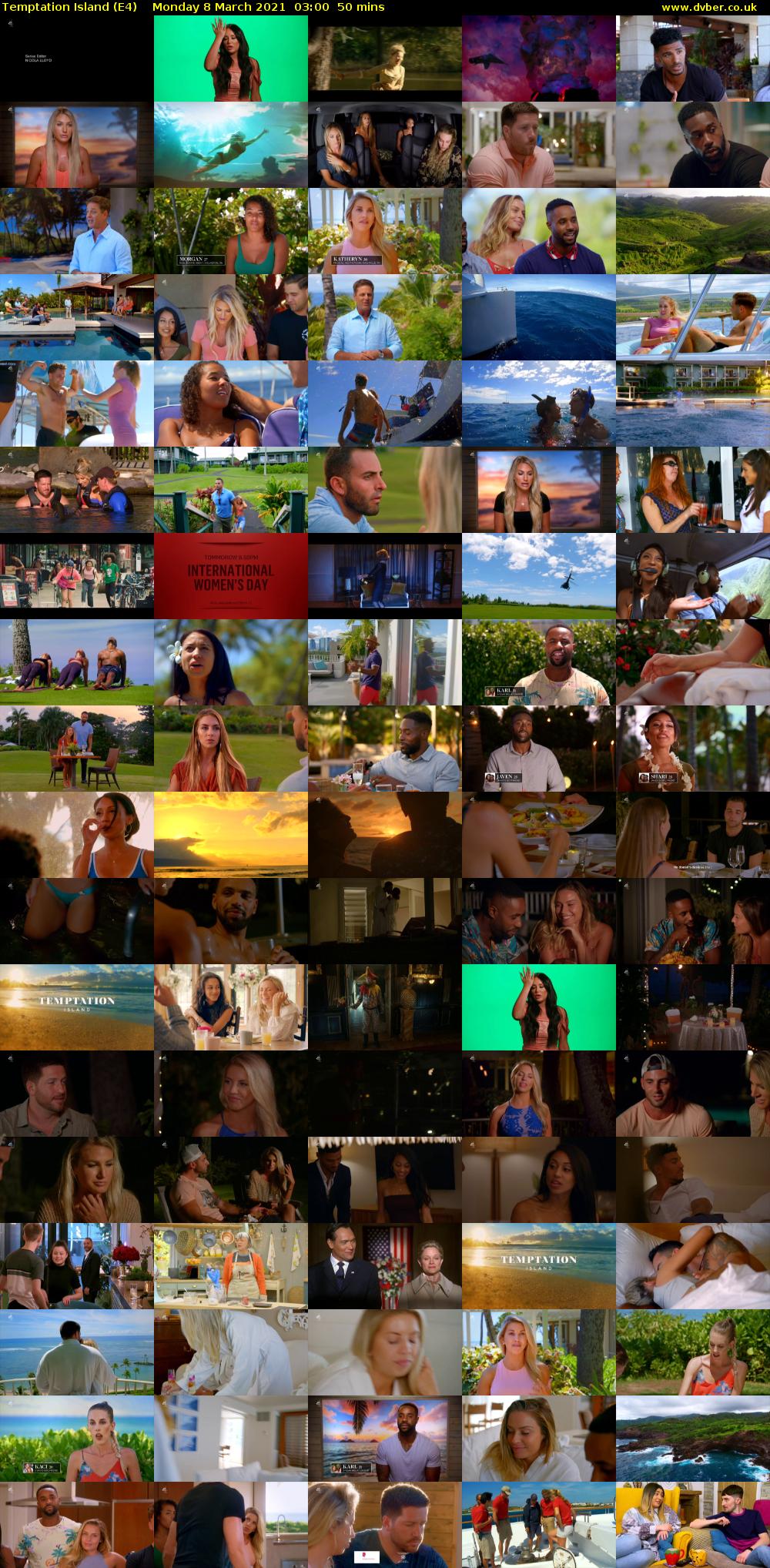 Temptation Island (E4) Monday 8 March 2021 03:00 - 03:50