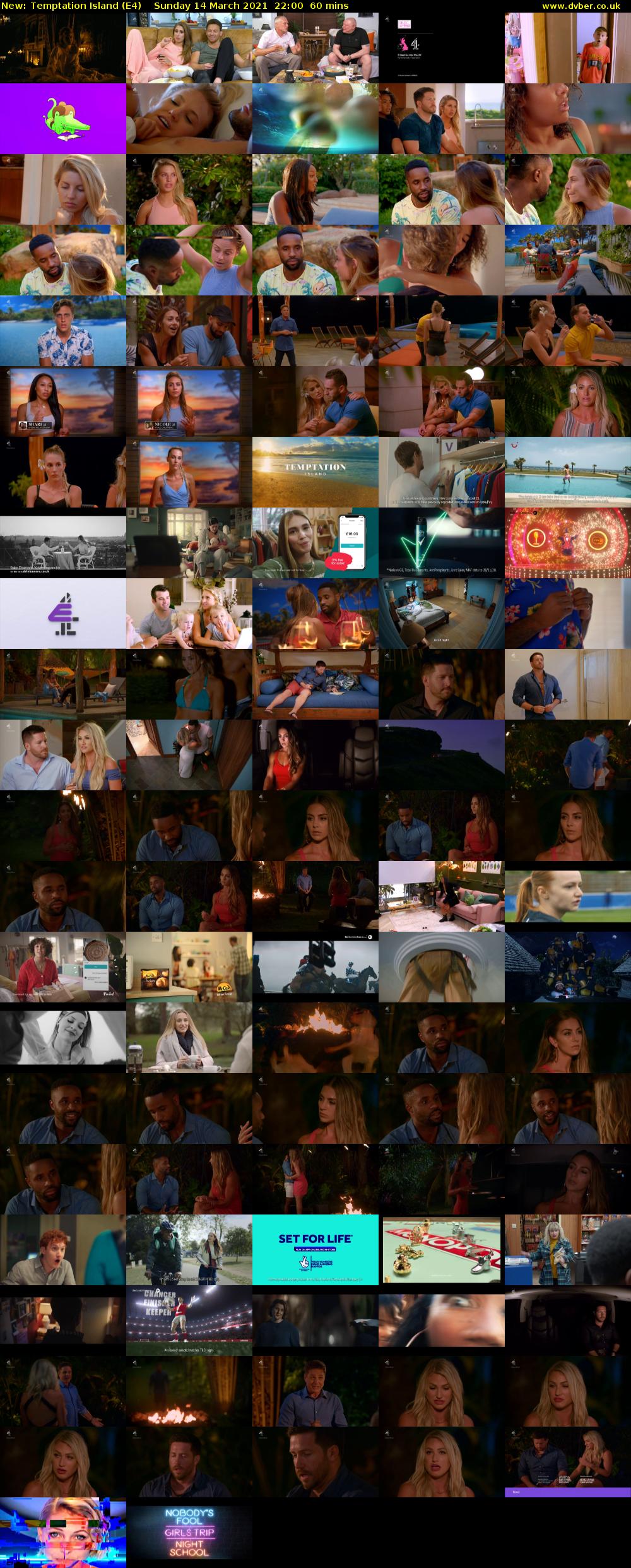 Temptation Island (E4) Sunday 14 March 2021 22:00 - 23:00