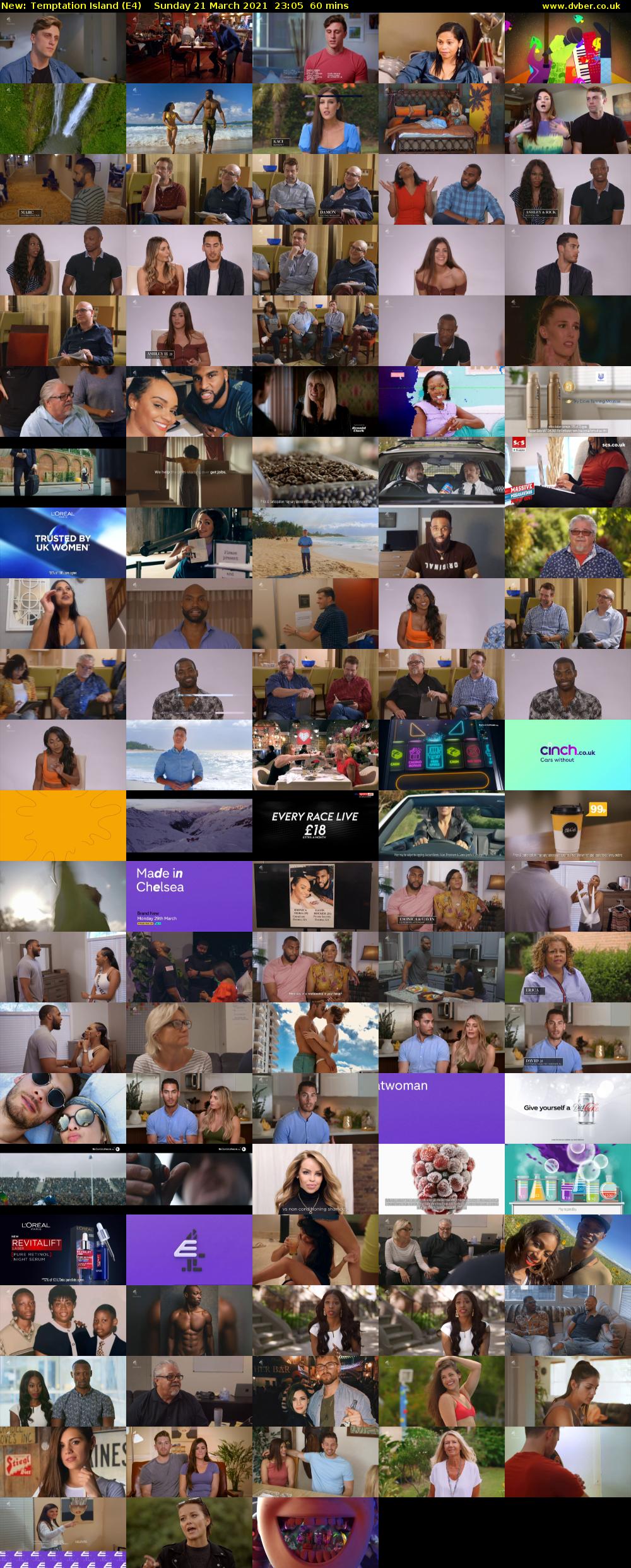 Temptation Island (E4) Sunday 21 March 2021 23:05 - 00:05