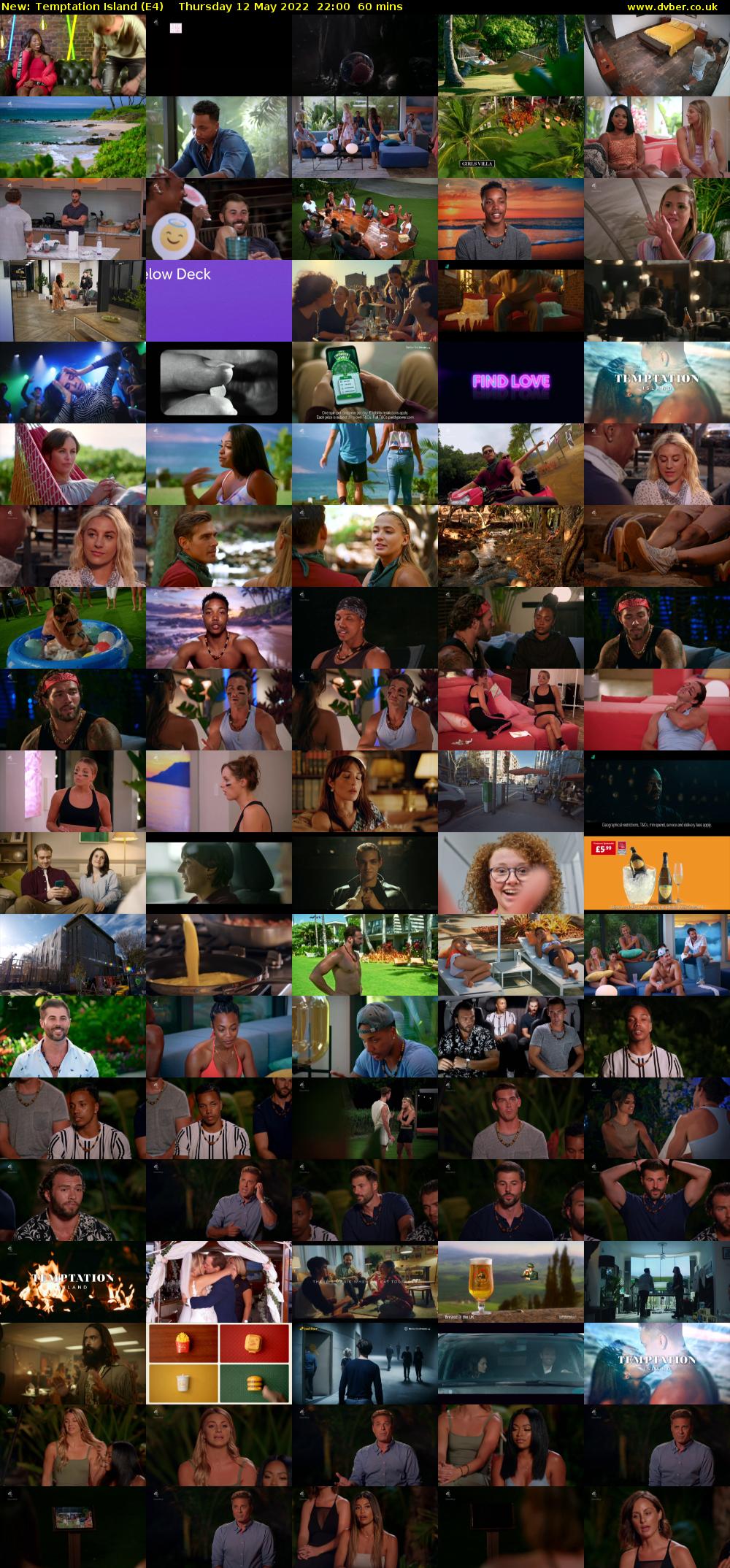 Temptation Island (E4) Thursday 12 May 2022 22:00 - 23:00