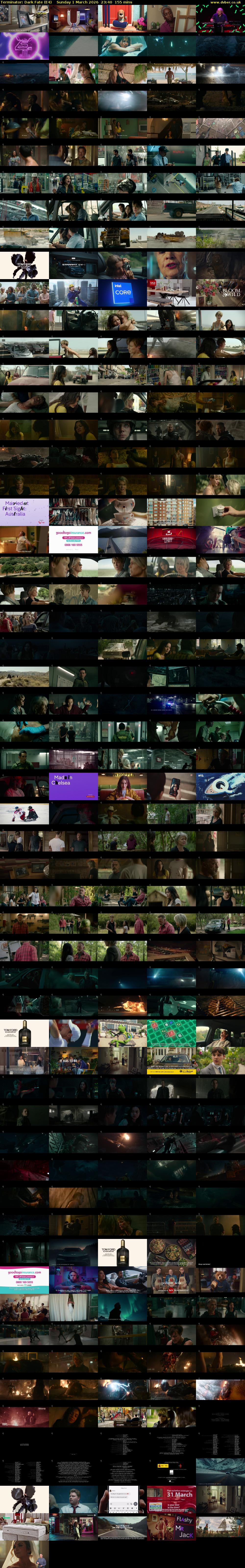 Terminator: Dark Fate (E4) Sunday 1 March 2026 23:40 - 02:15