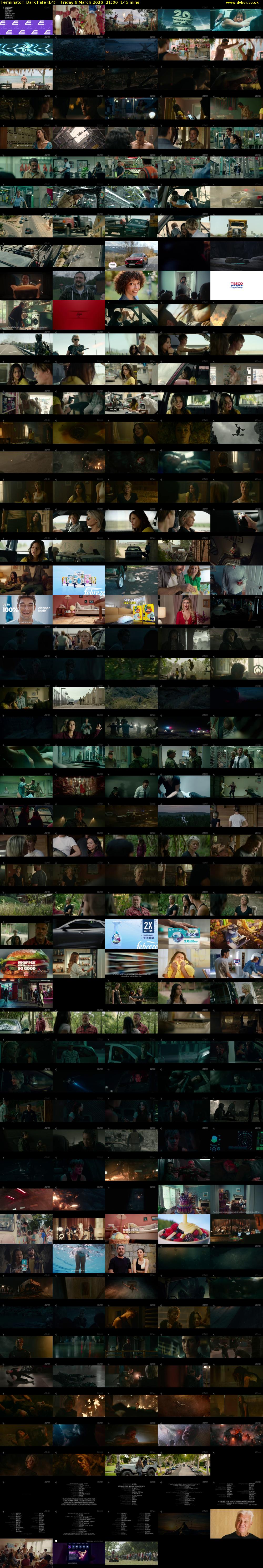 Terminator: Dark Fate (E4) Friday 6 March 2026 21:00 - 23:25