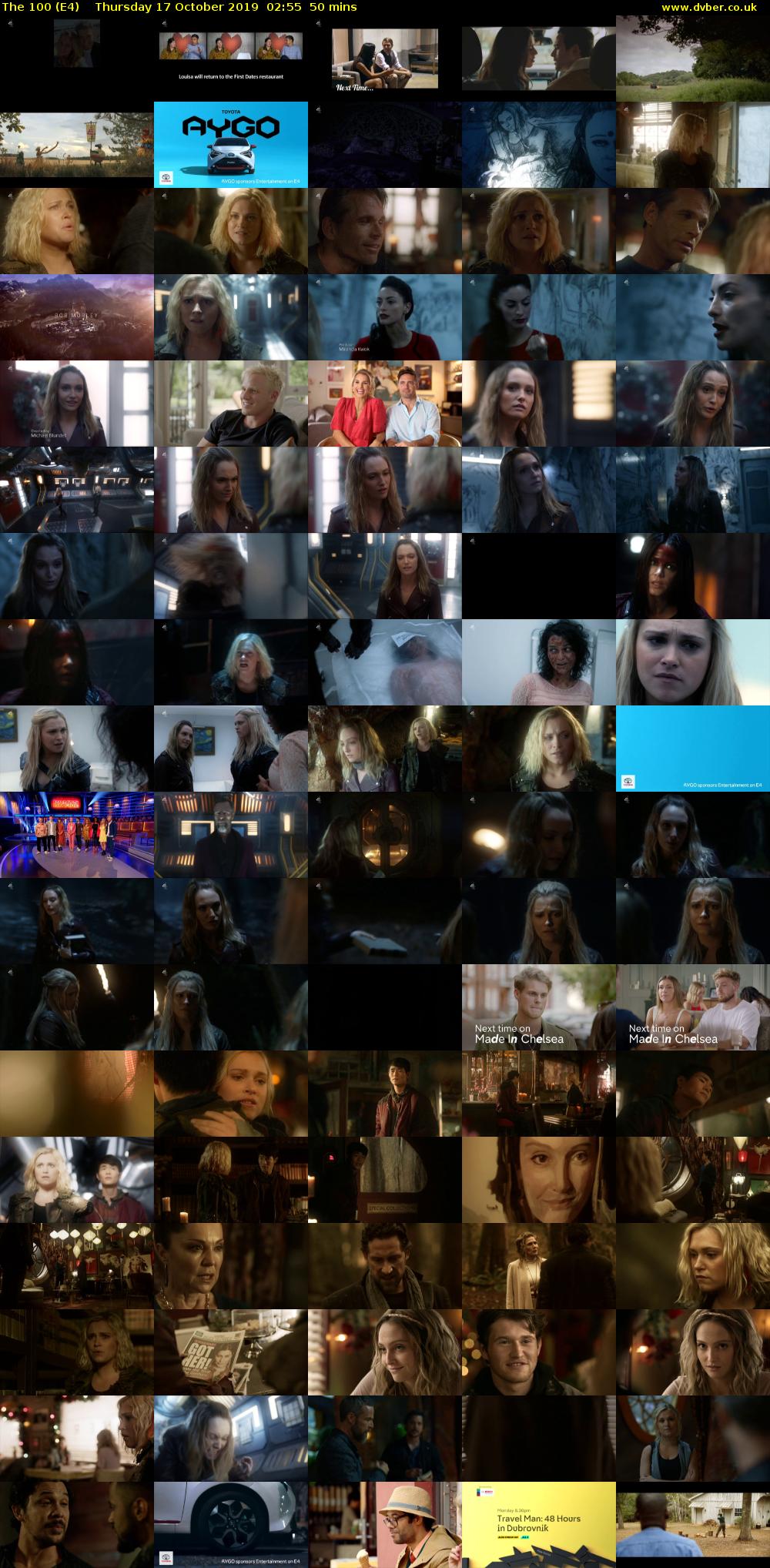 The 100 (E4) Thursday 17 October 2019 02:55 - 03:45