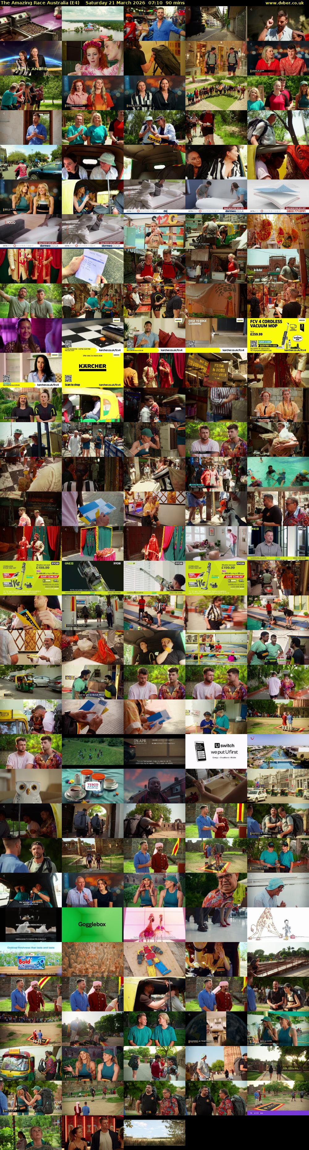 The Amazing Race Australia (E4) Saturday 21 March 2026 07:10 - 08:40