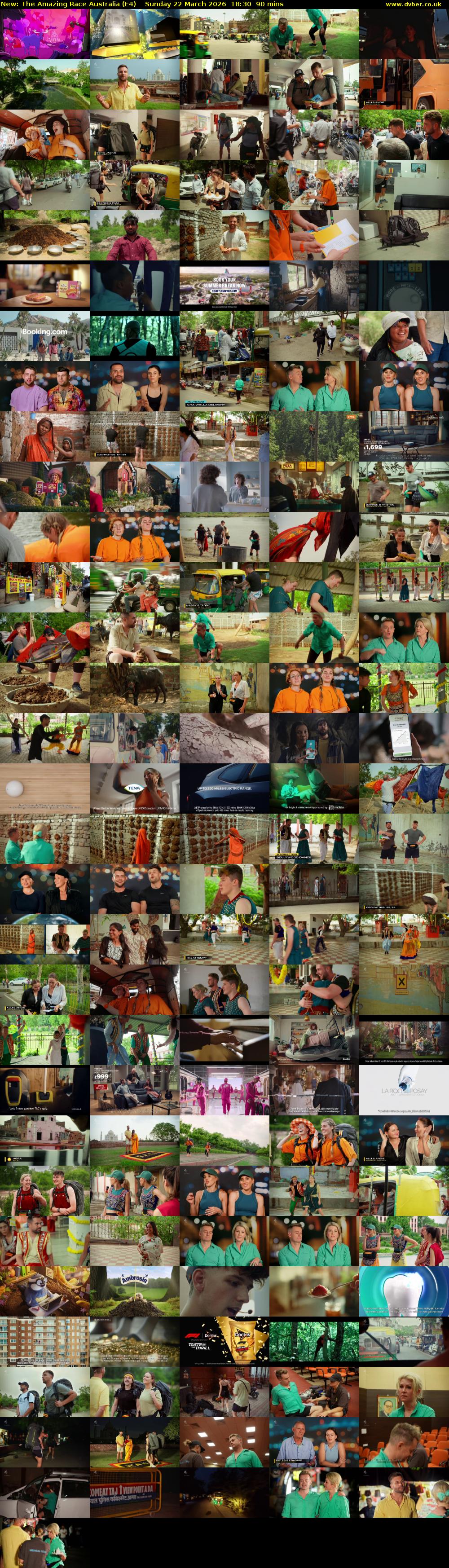 The Amazing Race Australia (E4) Sunday 22 March 2026 18:30 - 20:00