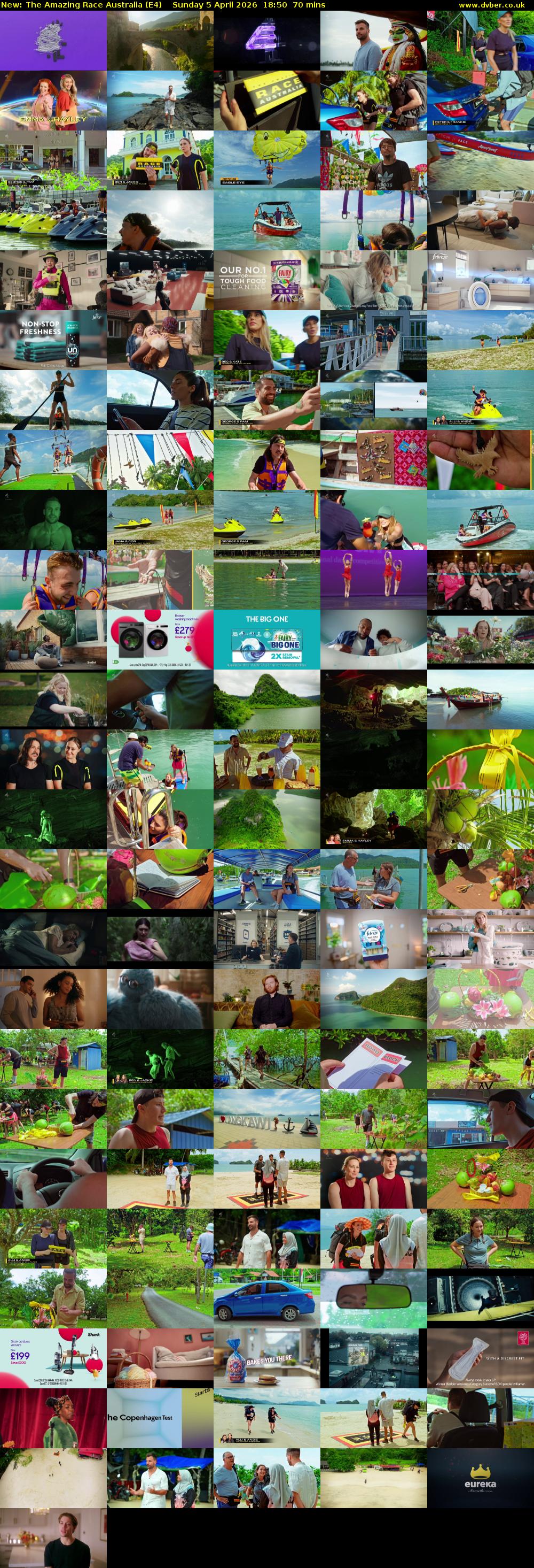 The Amazing Race Australia (E4) Sunday 5 April 2026 18:50 - 20:00