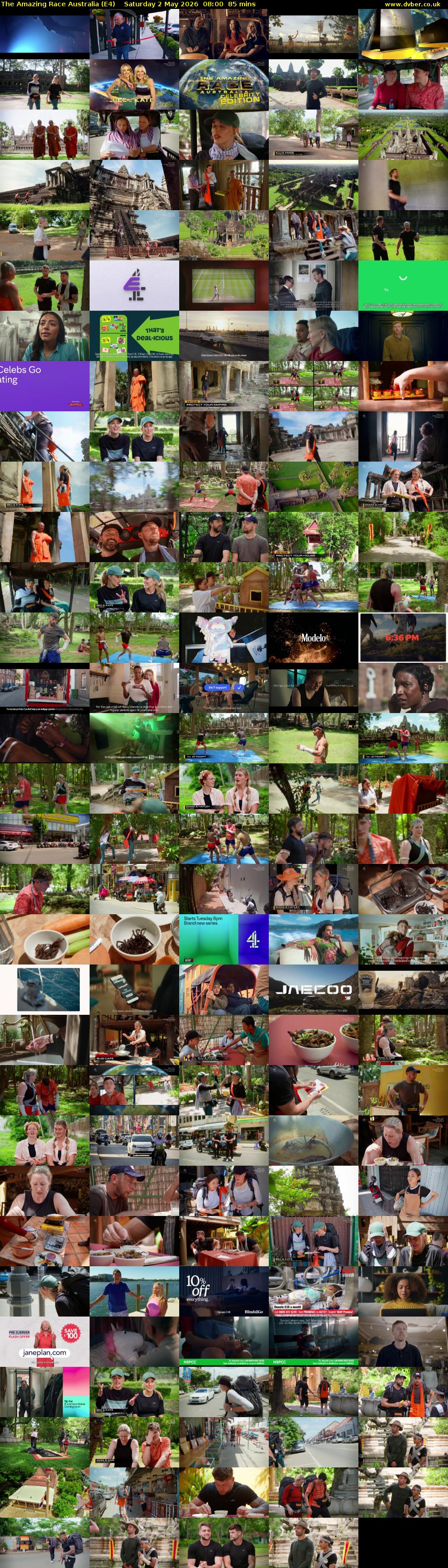 The Amazing Race Australia (E4) Saturday 2 May 2026 08:00 - 09:25