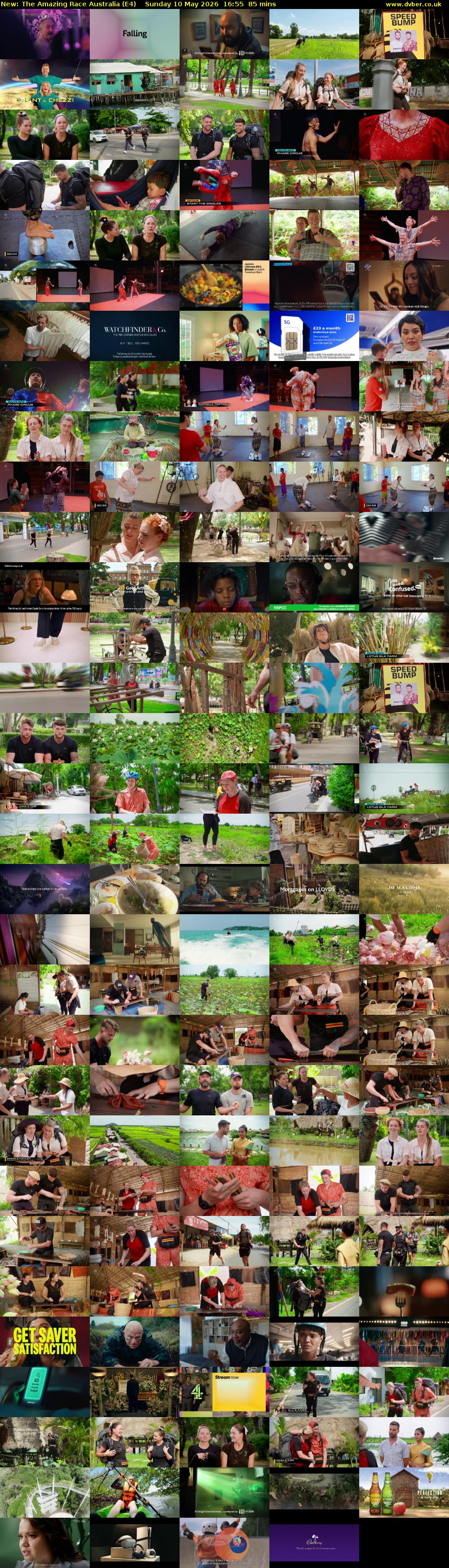 The Amazing Race Australia (E4) Sunday 10 May 2026 16:55 - 18:20