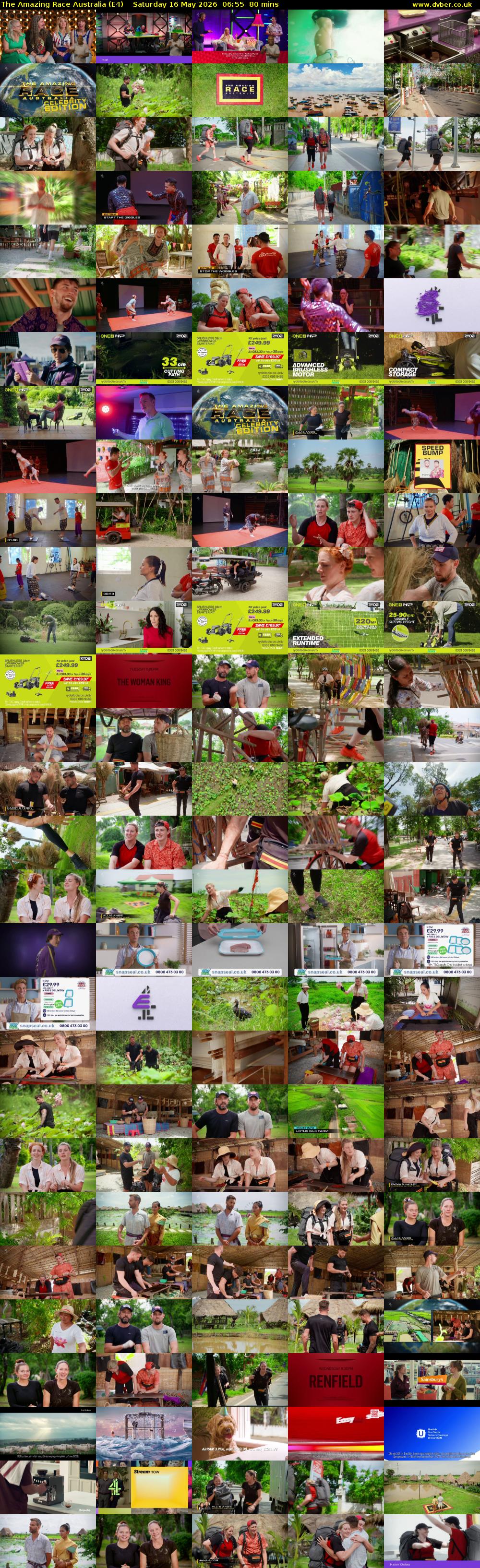 The Amazing Race Australia (E4) Saturday 16 May 2026 06:55 - 08:15