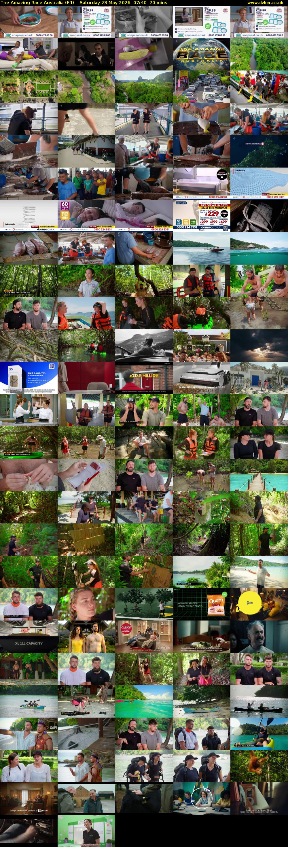 The Amazing Race Australia (E4) Saturday 23 May 2026 07:40 - 08:50