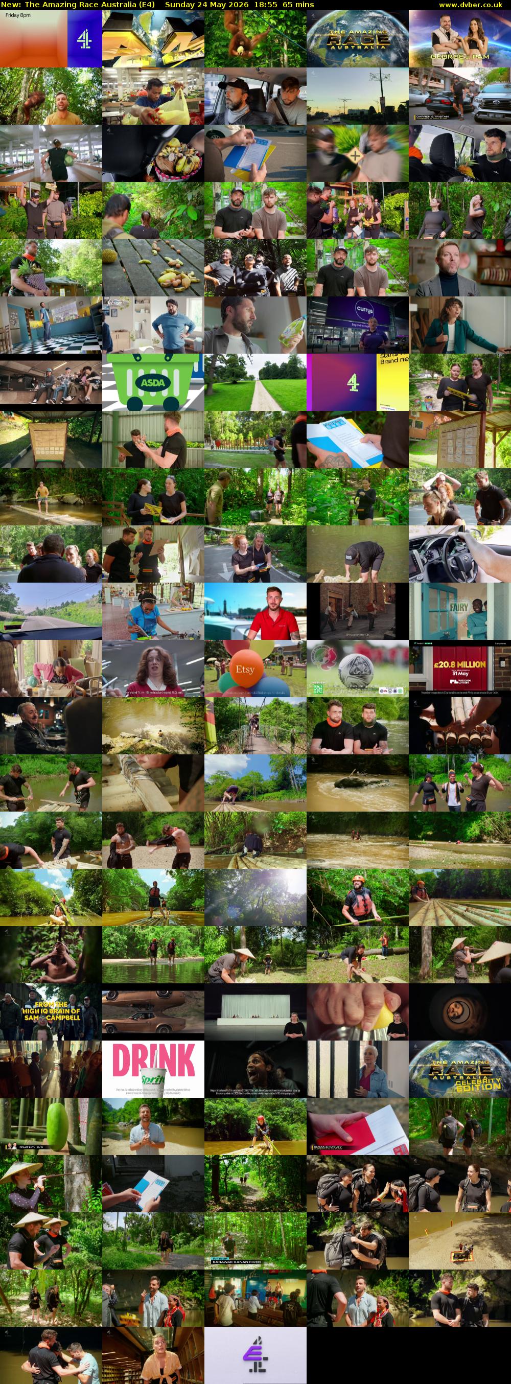 The Amazing Race Australia (E4) Sunday 24 May 2026 18:55 - 20:00