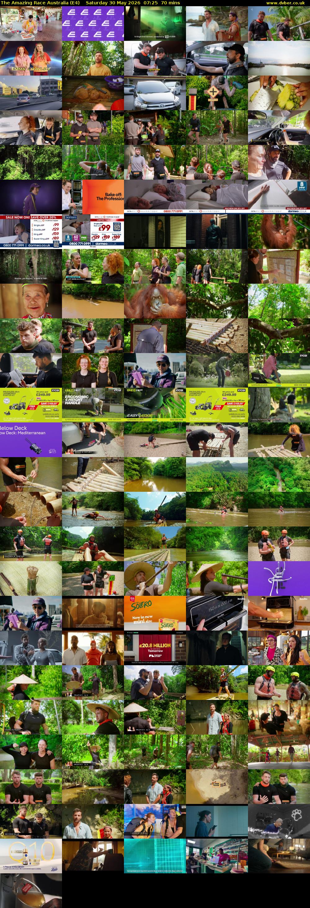 The Amazing Race Australia (E4) Saturday 30 May 2026 07:25 - 08:35