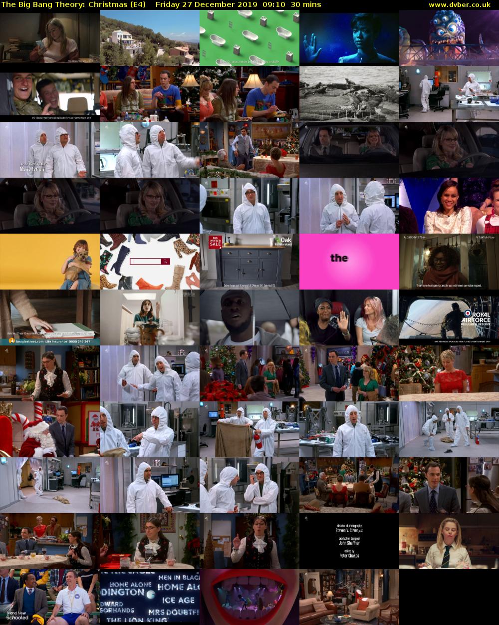 The Big Bang Theory: Christmas (E4) Friday 27 December 2019 09:10 - 09:40