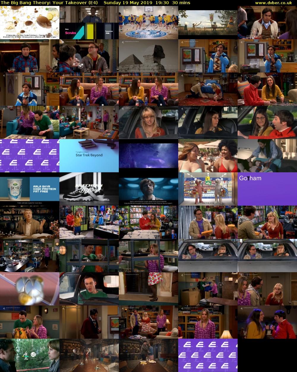 The Big Bang Theory: Your Takeover (E4) Sunday 19 May 2019 19:30 - 20:00