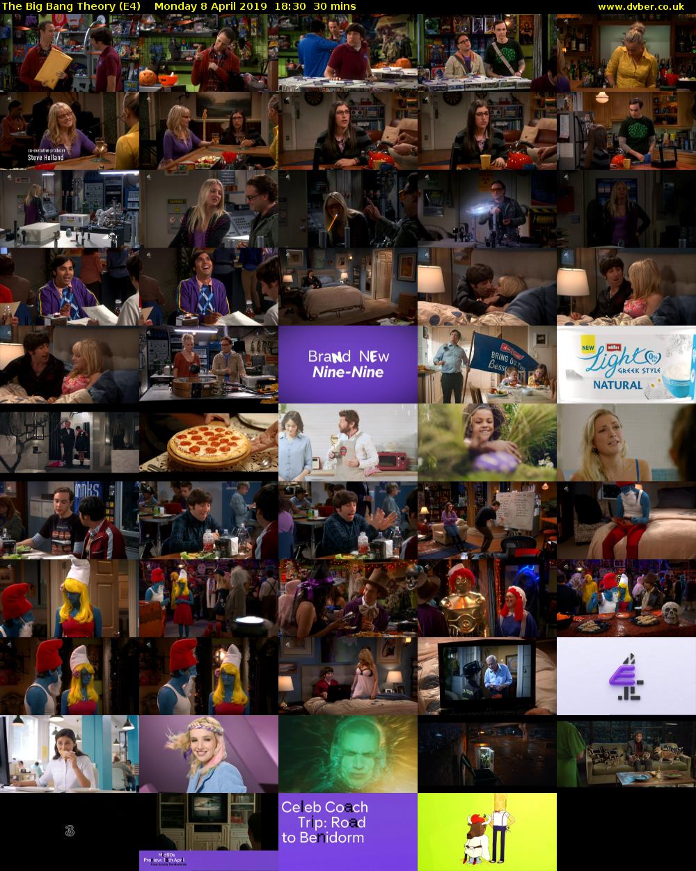 The Big Bang Theory (E4) Monday 8 April 2019 18:30 - 19:00