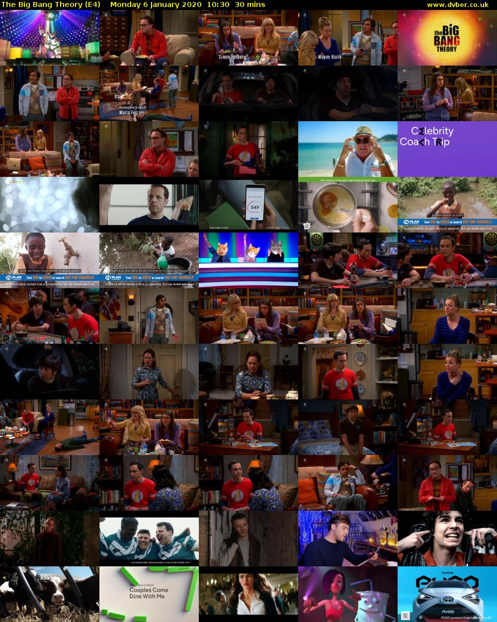 The Big Bang Theory (E4) Monday 6 January 2020 10:30 - 11:00