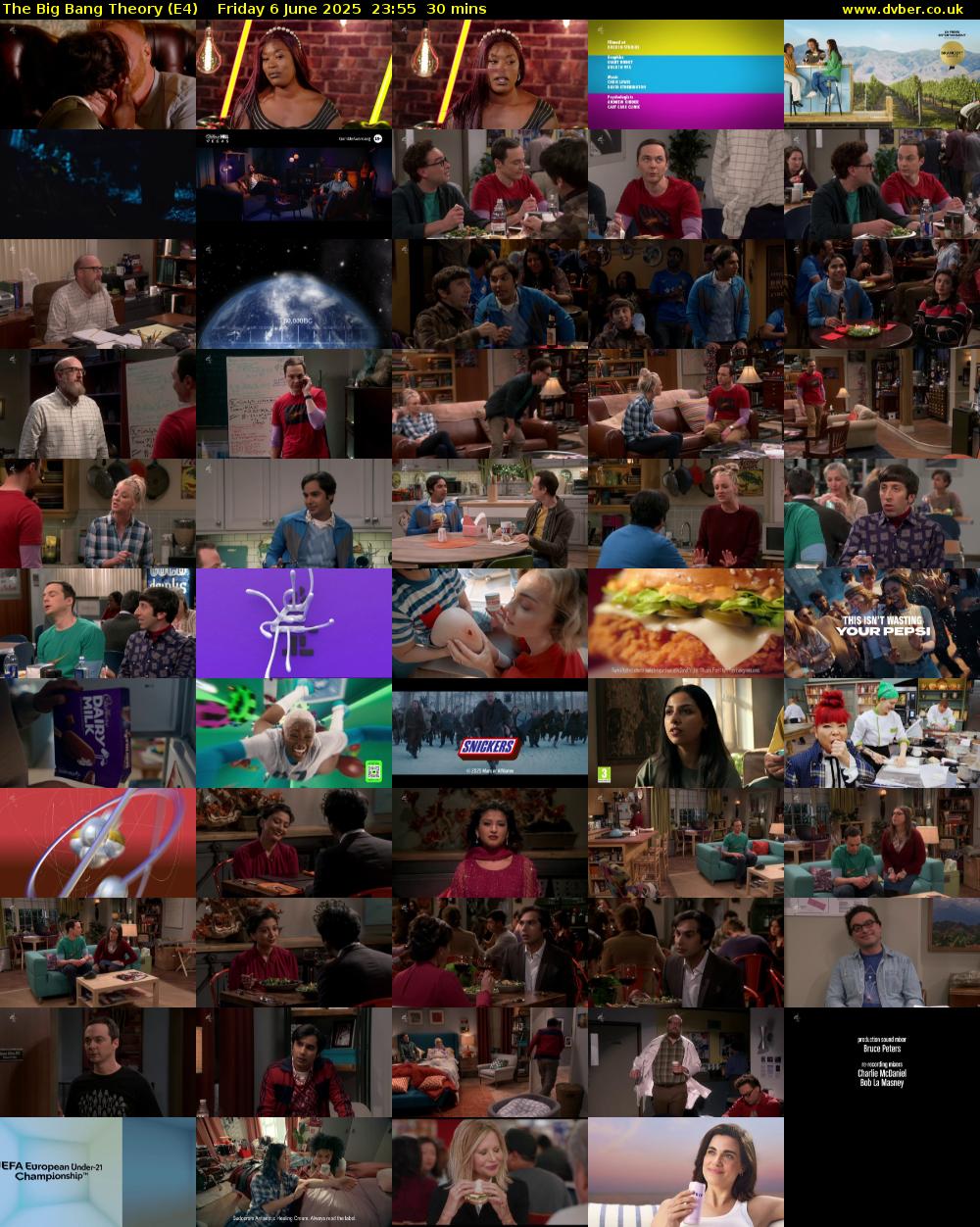 The Big Bang Theory (E4) Friday 6 June 2025 23:55 - 00:25