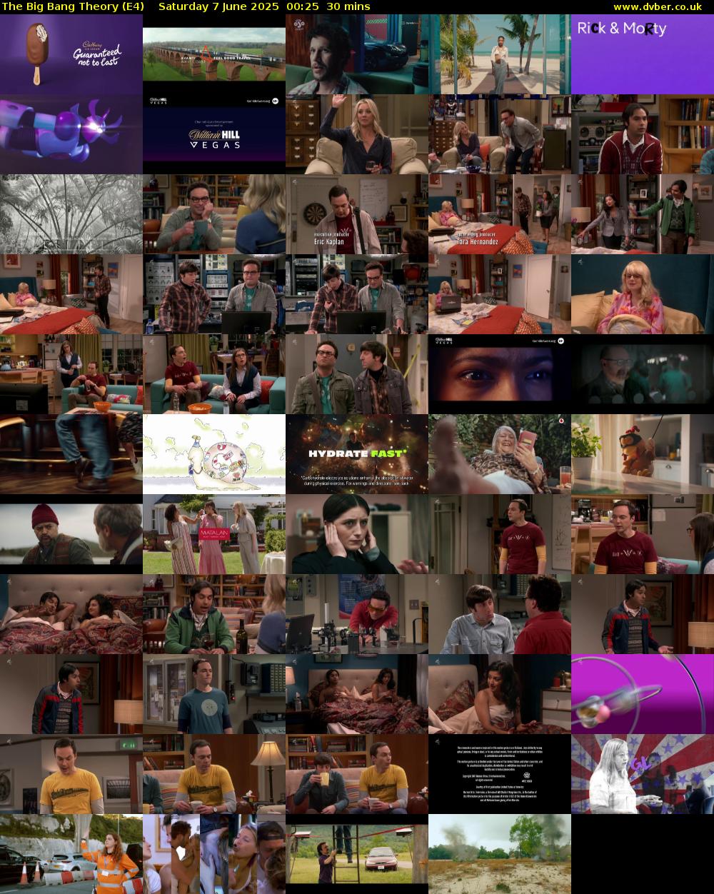 The Big Bang Theory (E4) Saturday 7 June 2025 00:25 - 00:55