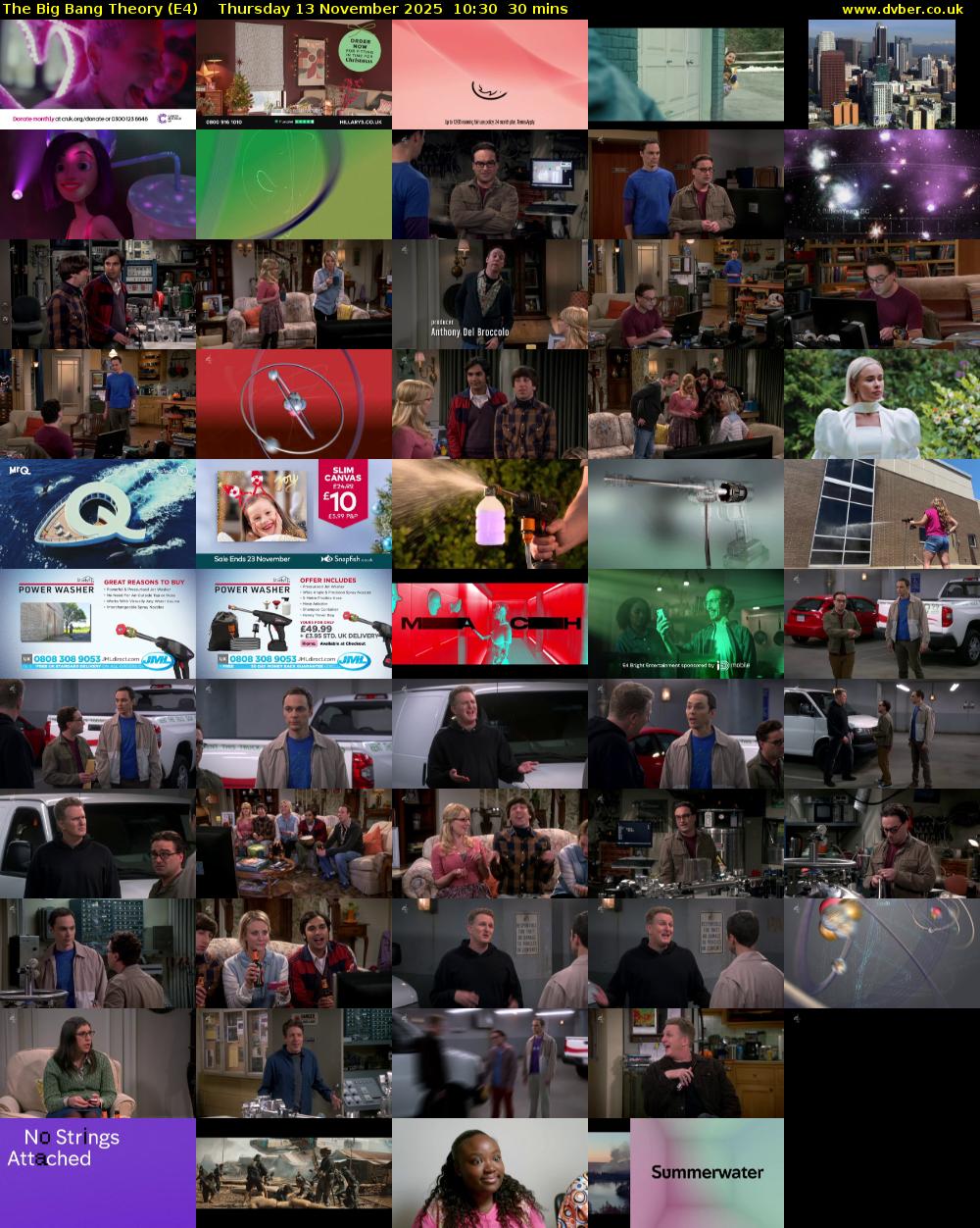 The Big Bang Theory (E4) Thursday 13 November 2025 10:30 - 11:00