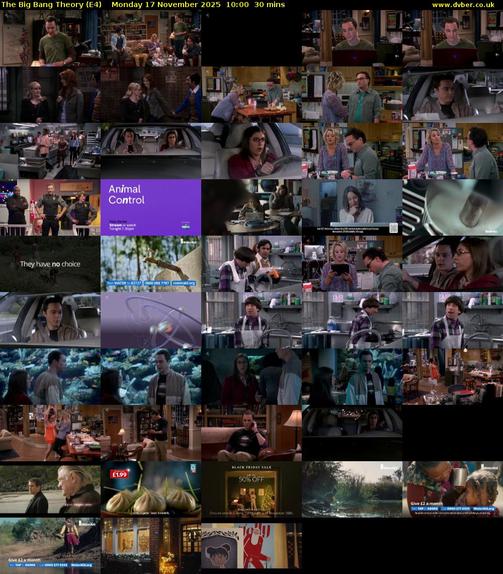 The Big Bang Theory (E4) Monday 17 November 2025 10:00 - 10:30
