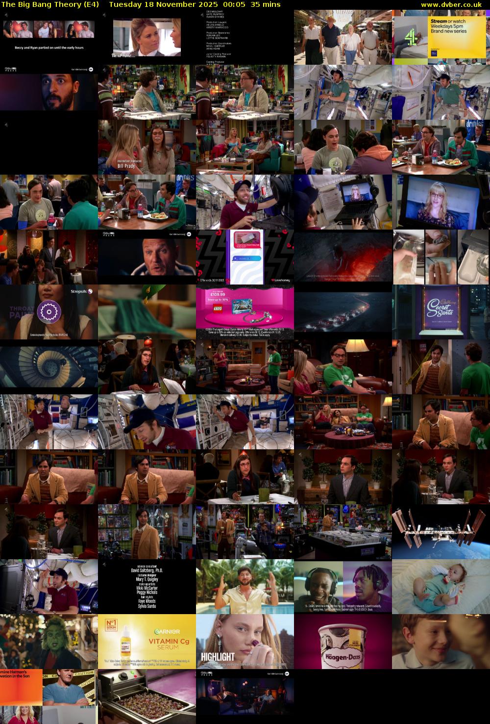 The Big Bang Theory (E4) Tuesday 18 November 2025 00:05 - 00:40