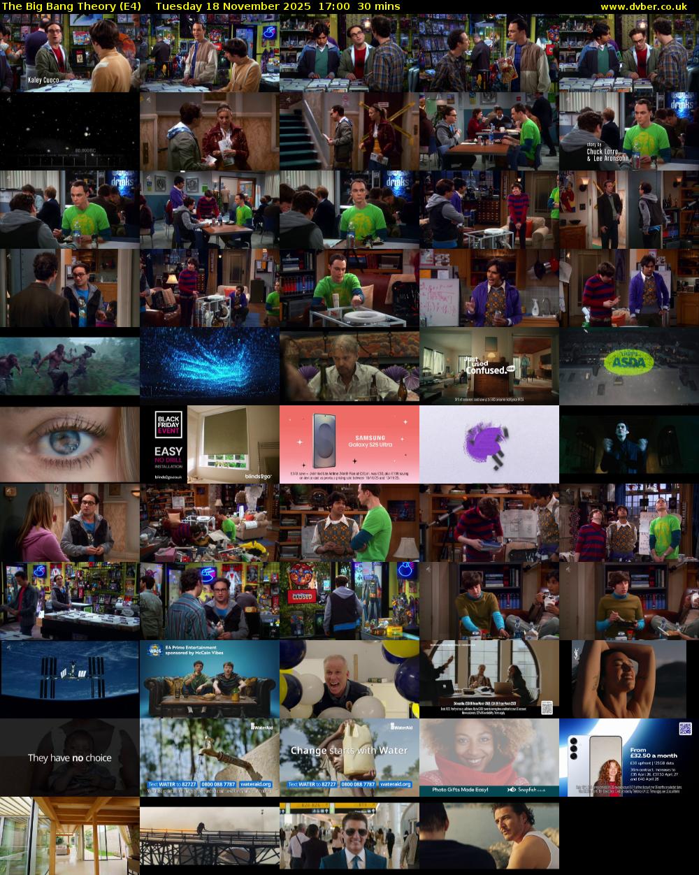 The Big Bang Theory (E4) Tuesday 18 November 2025 17:00 - 17:30