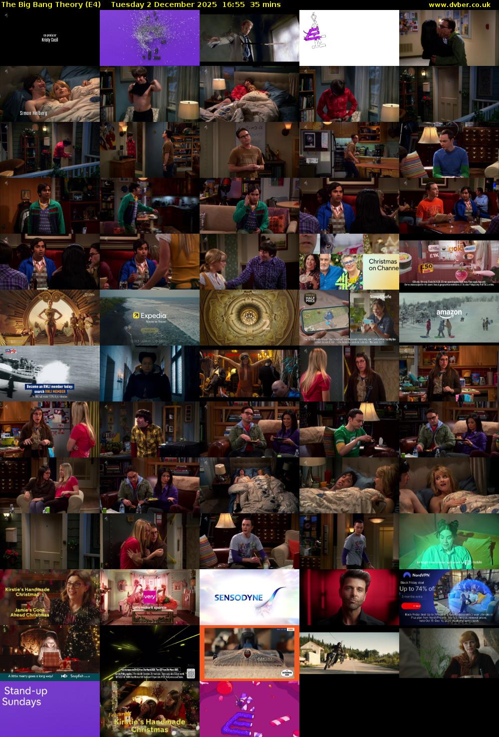 The Big Bang Theory (E4) Tuesday 2 December 2025 16:55 - 17:30
