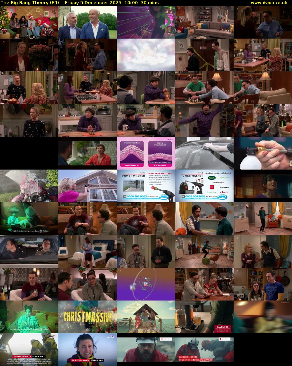 The Big Bang Theory (E4) Friday 5 December 2025 10:00 - 10:30