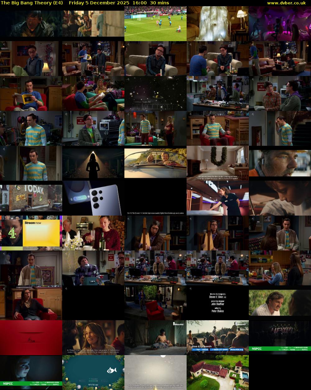 The Big Bang Theory (E4) Friday 5 December 2025 16:00 - 16:30