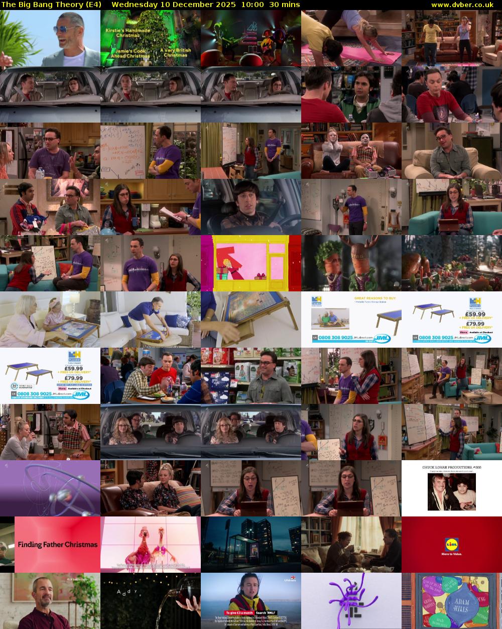The Big Bang Theory (E4) Wednesday 10 December 2025 10:00 - 10:30