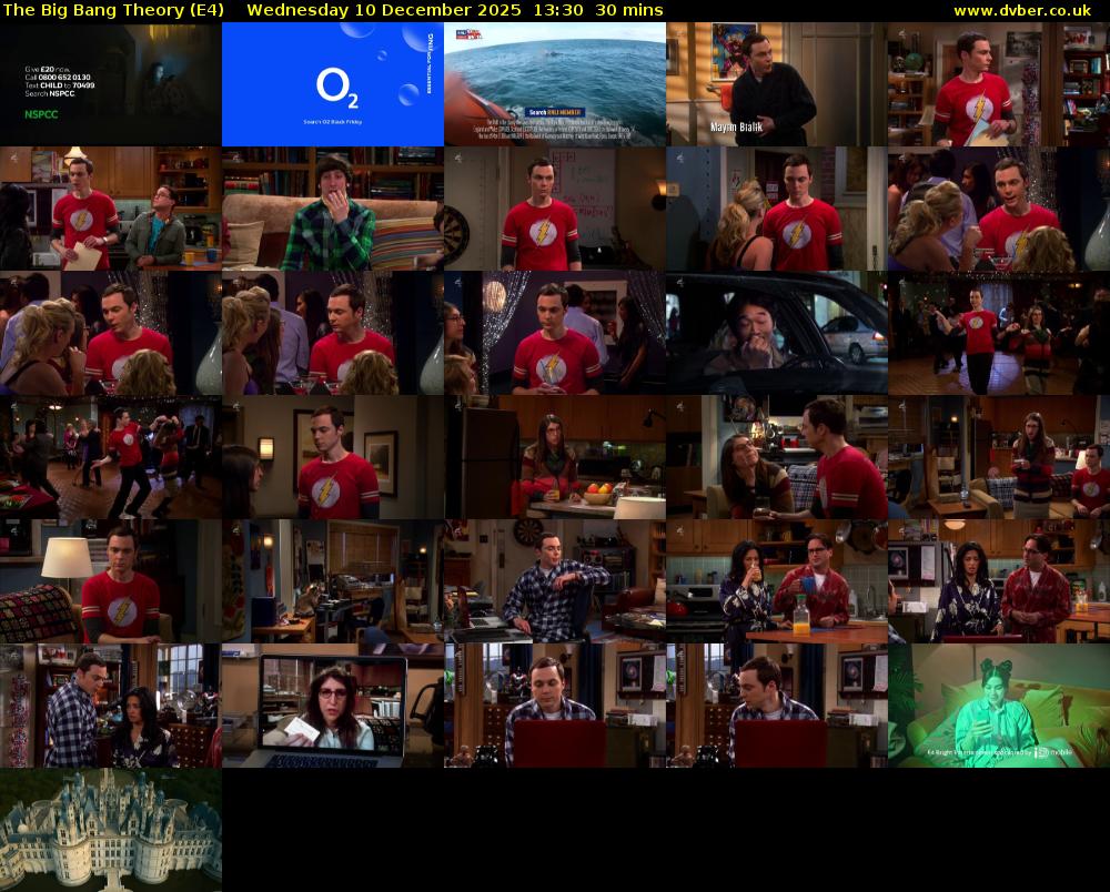 The Big Bang Theory (E4) Wednesday 10 December 2025 13:30 - 14:00