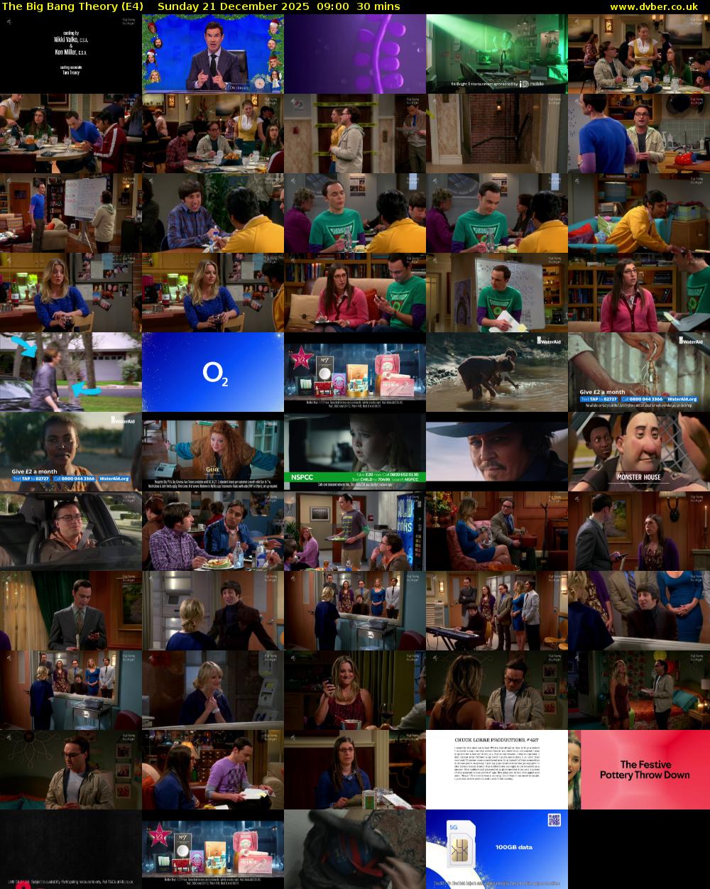 The Big Bang Theory (E4) Sunday 21 December 2025 09:00 - 09:30