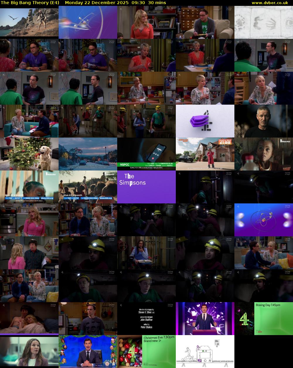 The Big Bang Theory (E4) Monday 22 December 2025 09:30 - 10:00