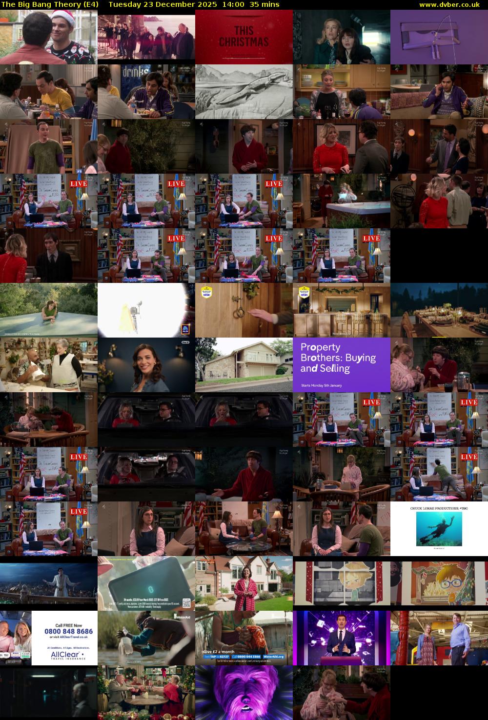 The Big Bang Theory (E4) Tuesday 23 December 2025 14:00 - 14:35