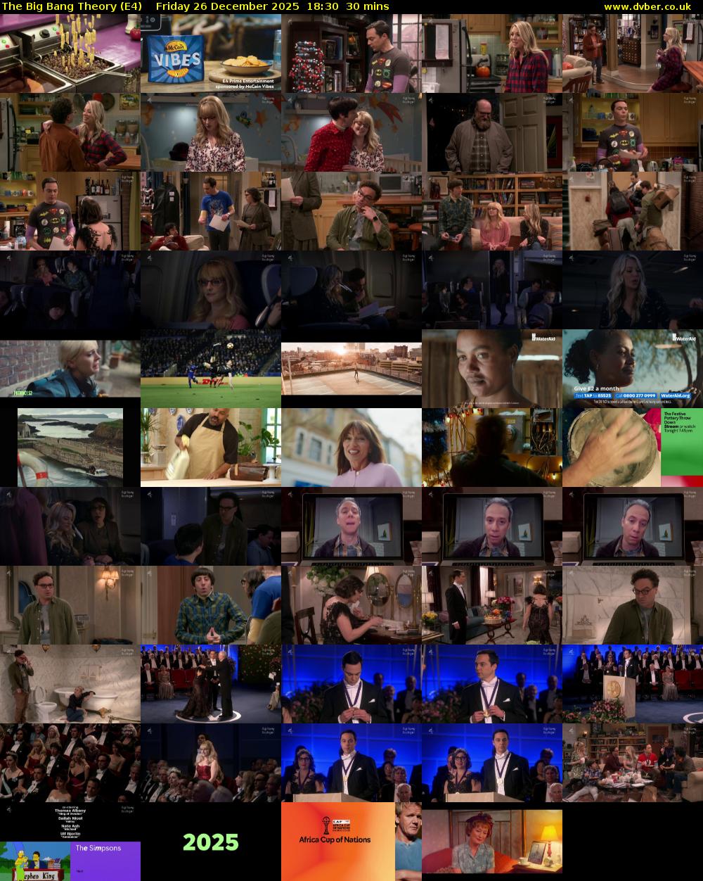 The Big Bang Theory (E4) Friday 26 December 2025 18:30 - 19:00