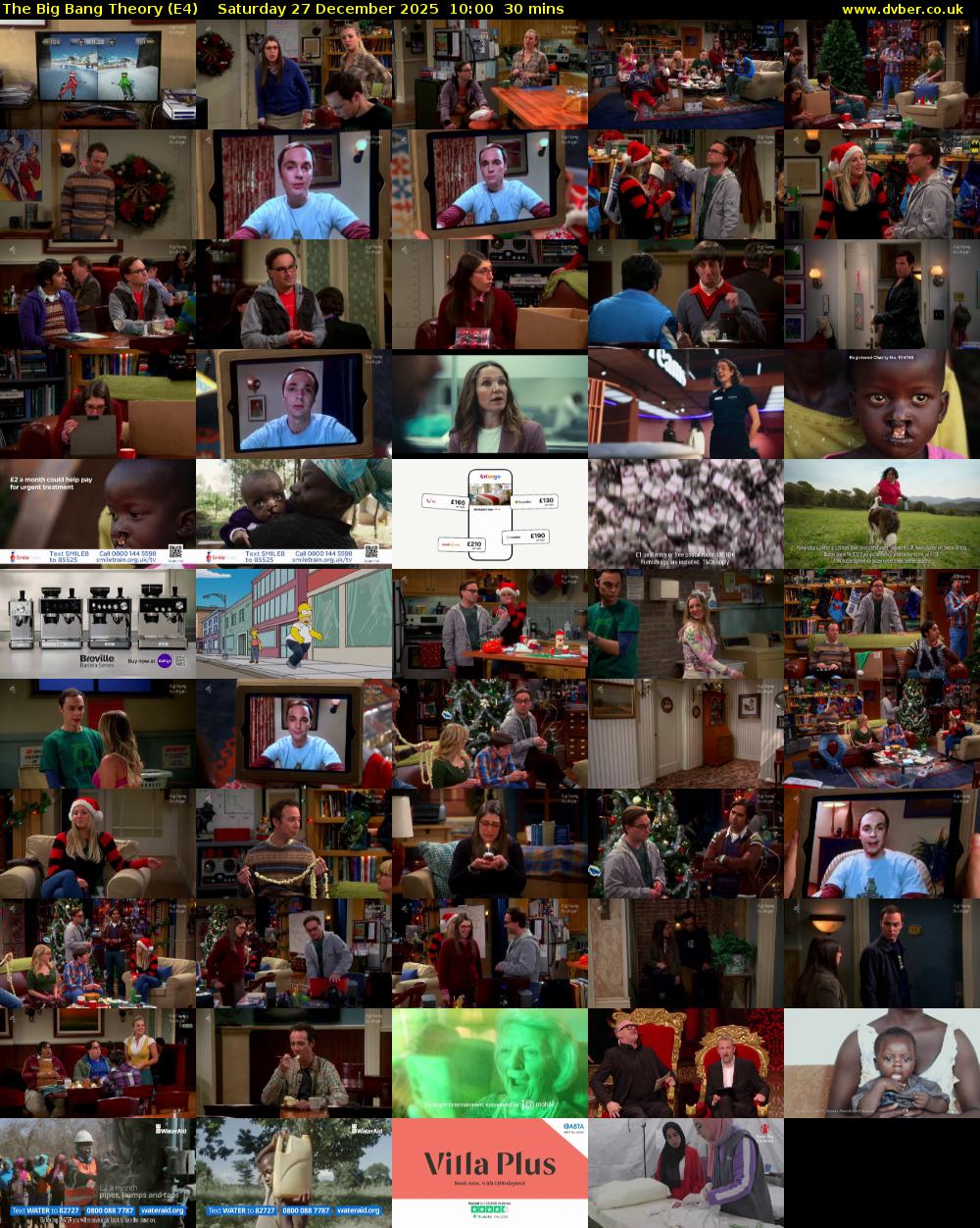 The Big Bang Theory (E4) Saturday 27 December 2025 10:00 - 10:30