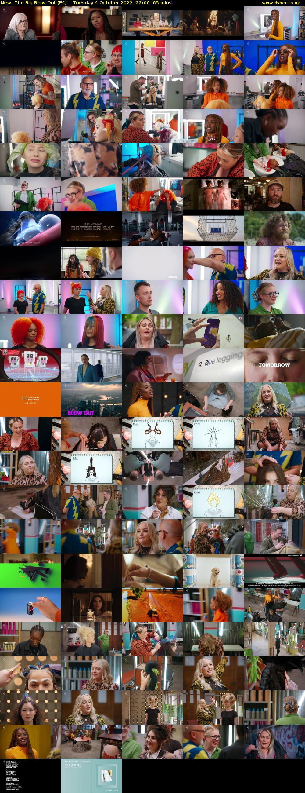 The Big Blow Out (E4) Tuesday 4 October 2022 22:00 - 23:05