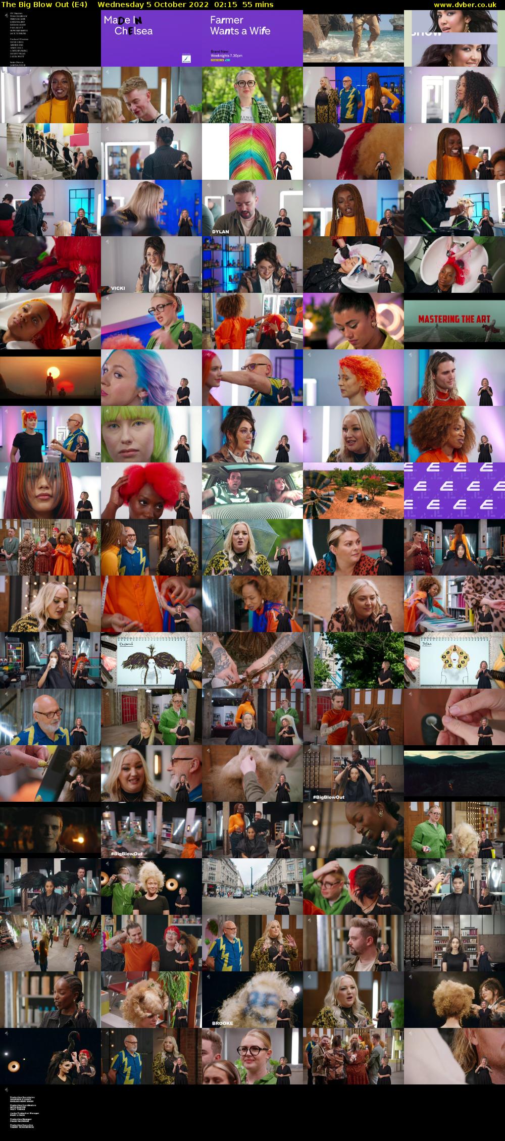 The Big Blow Out (E4) Wednesday 5 October 2022 02:15 - 03:10
