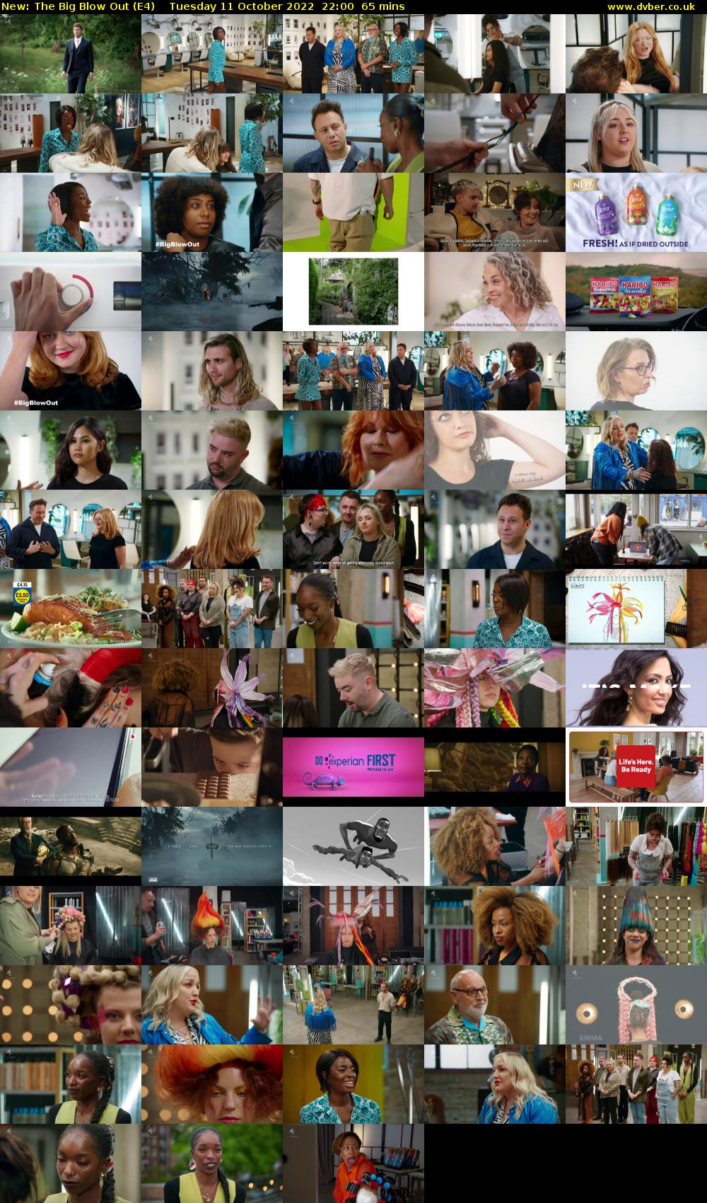 The Big Blow Out (E4) Tuesday 11 October 2022 22:00 - 23:05