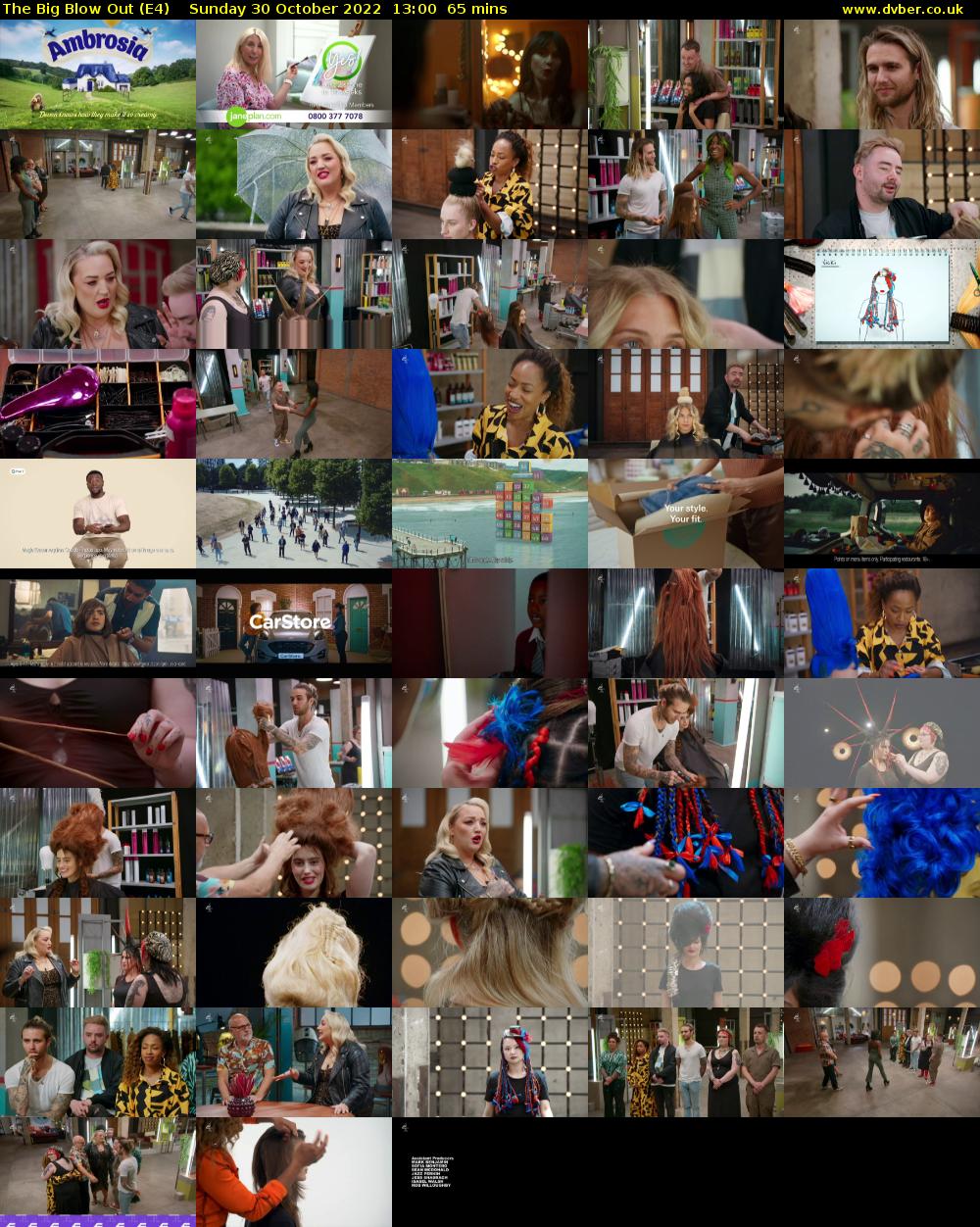 The Big Blow Out (E4) Sunday 30 October 2022 13:00 - 14:05