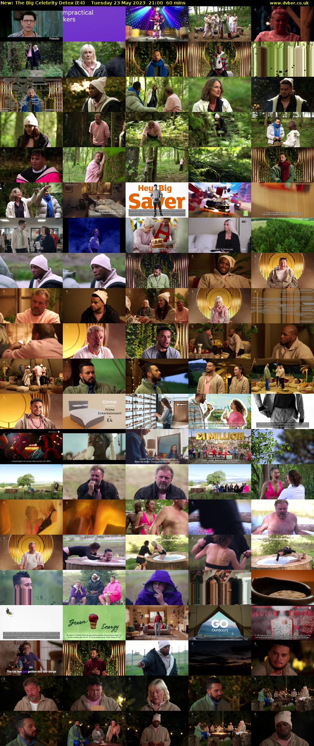 The Big Celebrity Detox (E4) Tuesday 23 May 2023 21:00 - 22:00