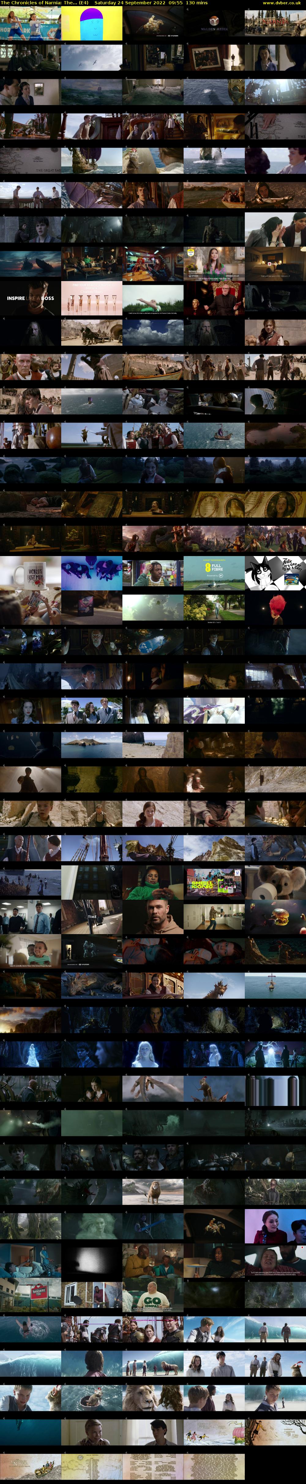 The Chronicles of Narnia: The... (E4) Saturday 24 September 2022 09:55 - 12:05