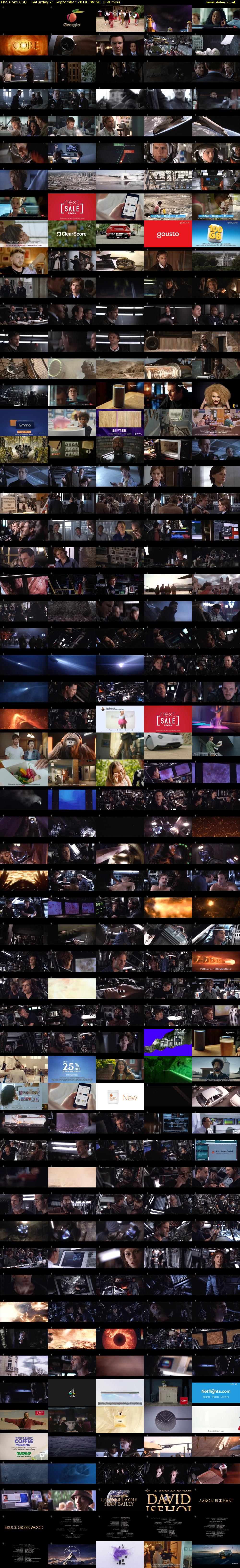 The Core (E4) Saturday 21 September 2019 09:50 - 12:30