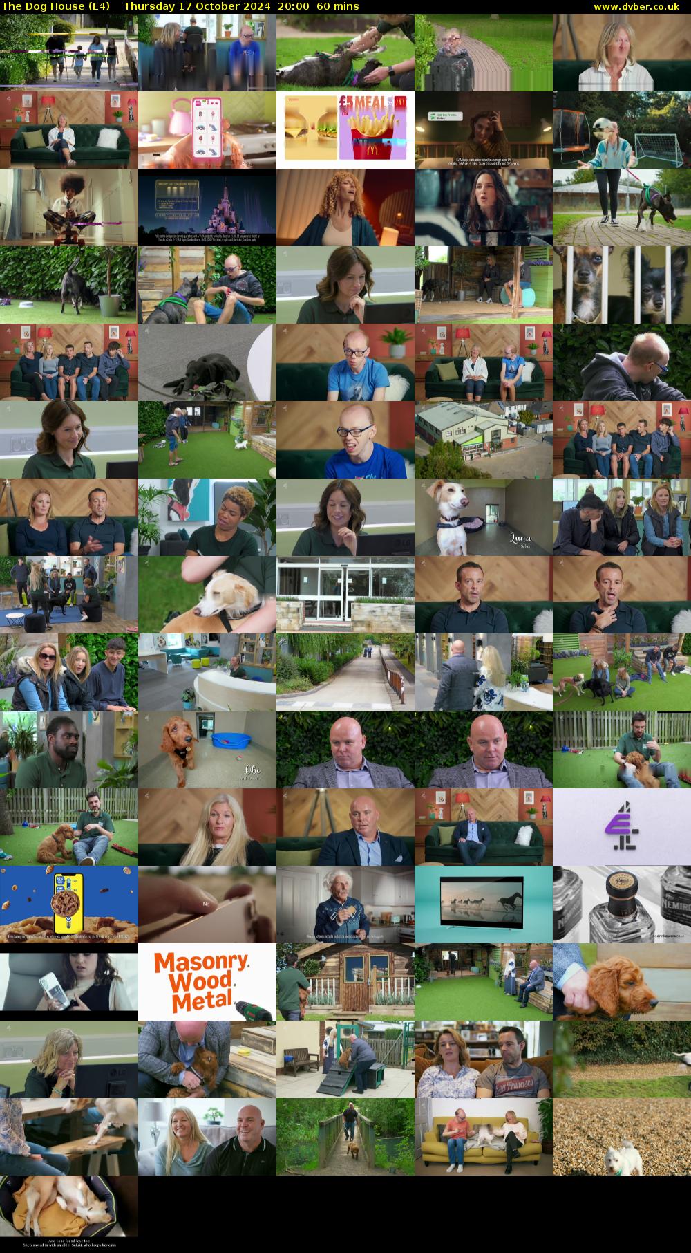 The Dog House (E4) Thursday 17 October 2024 20:00 - 21:00