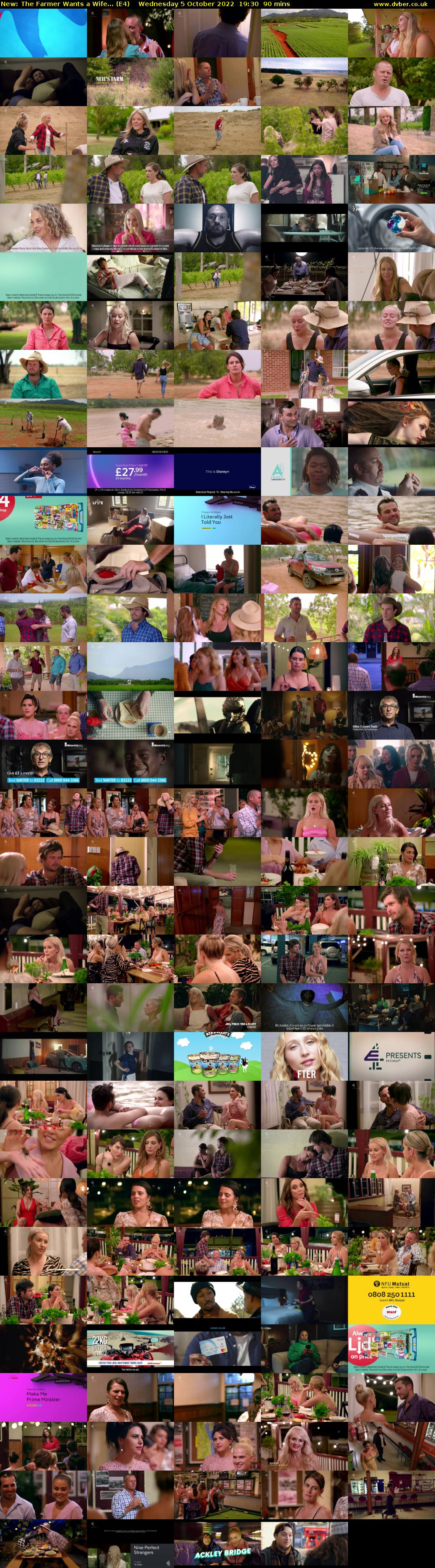 The Farmer Wants a Wife... (E4) Wednesday 5 October 2022 19:30 - 21:00