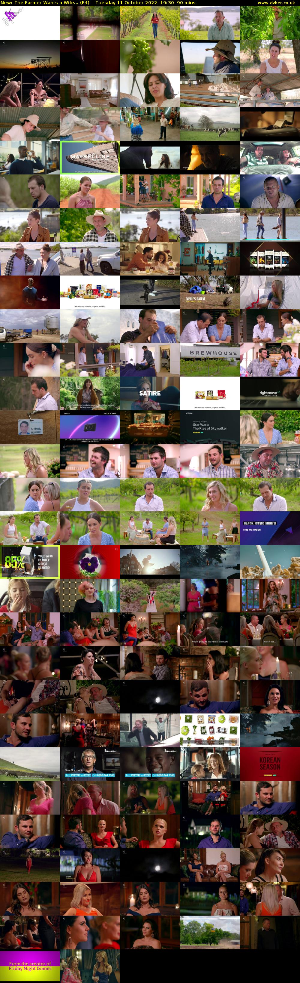 The Farmer Wants a Wife... (E4) Tuesday 11 October 2022 19:30 - 21:00